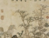 明代唐寅《西洲话旧图》
