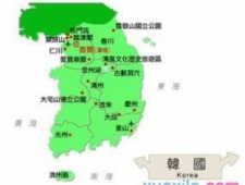 韩国地图