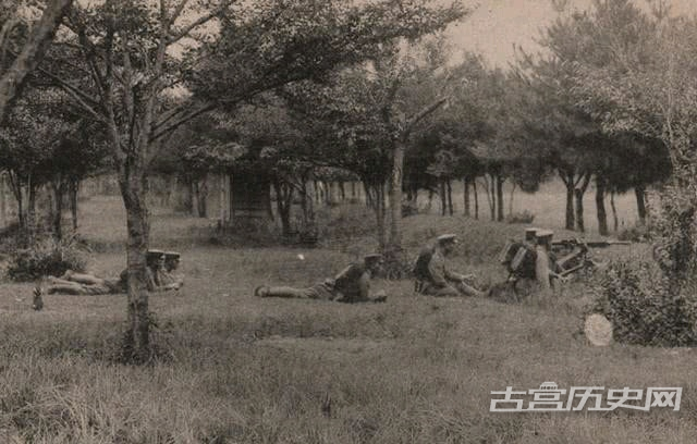 老照片：日军鬼子在训练，难得一见的照片