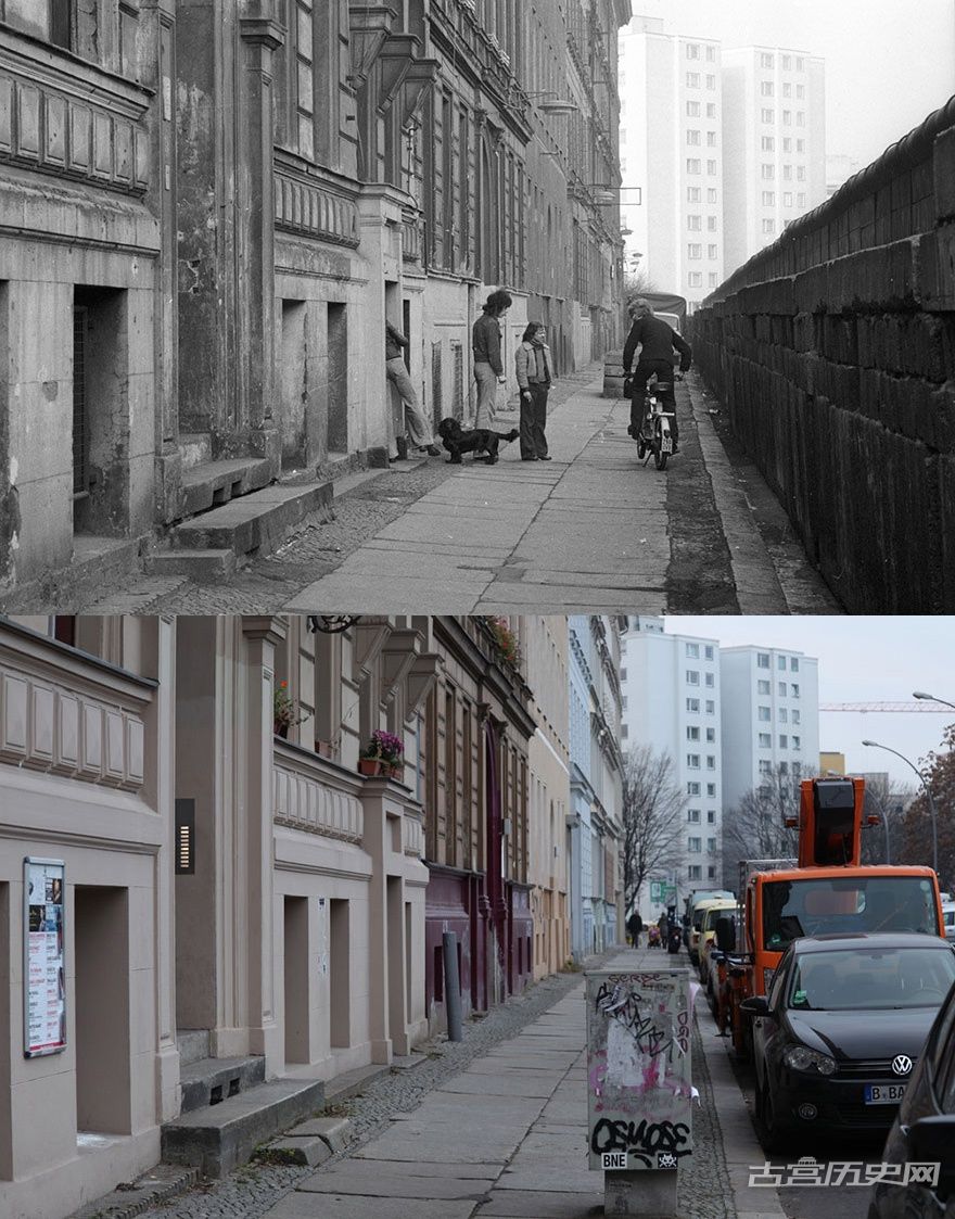 跨越30年，摄影师拍摄柏林墙拆除前后的对比照