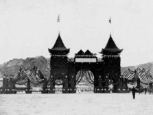 美国舰队到访大清罕见老照片