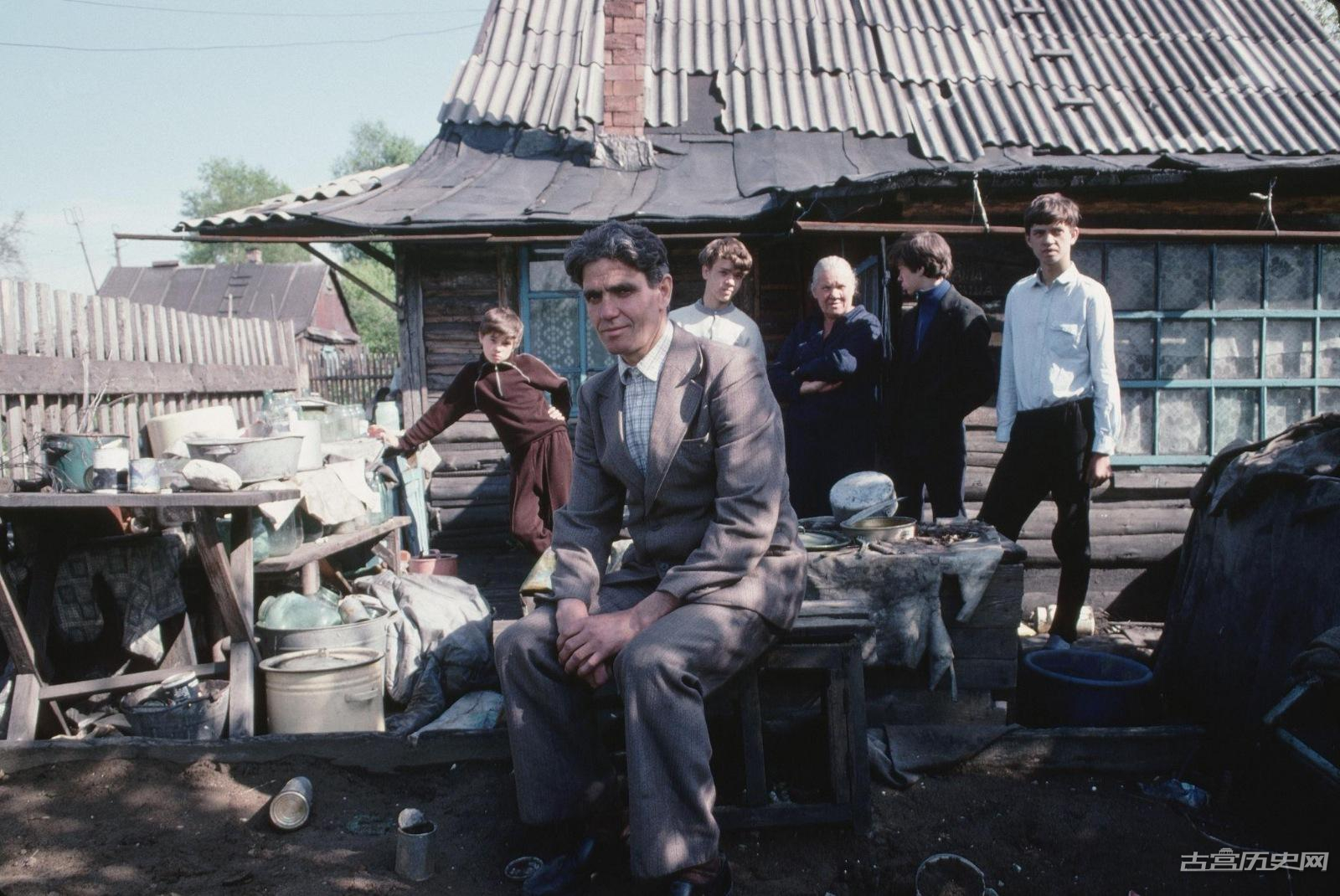 老照片：1991年苏联那些可怜的老百姓