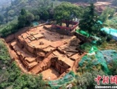 唐华清宫朝元阁遗址考古新发现：整体建筑至少有三层屋檐