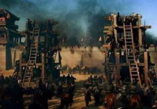 在古代,为啥守城士兵费力用石头砸,也不直接推倒敌人的云梯?